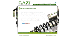 Desktop Screenshot of gazisuspension.com